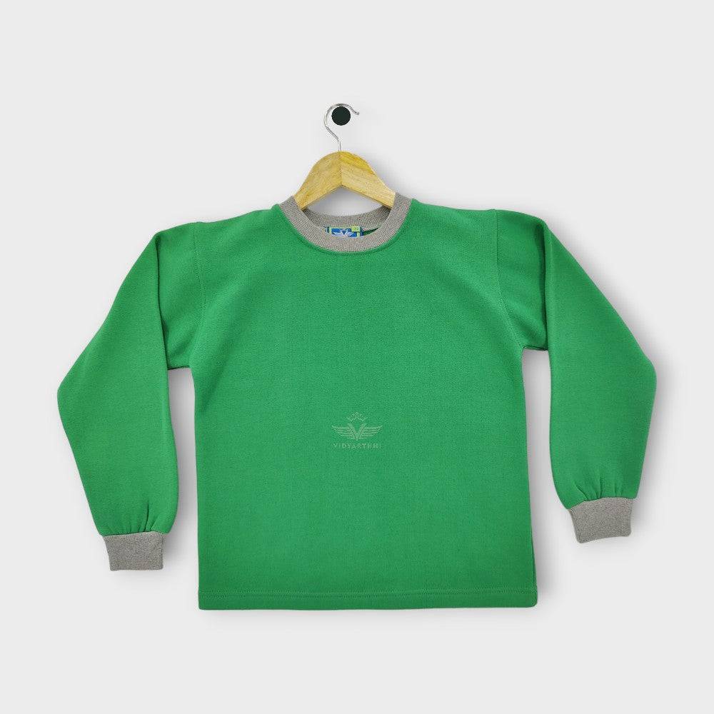 SWEAT SHIRT F/S GREEN GAURS INTERNATIONAL PC FLEECE