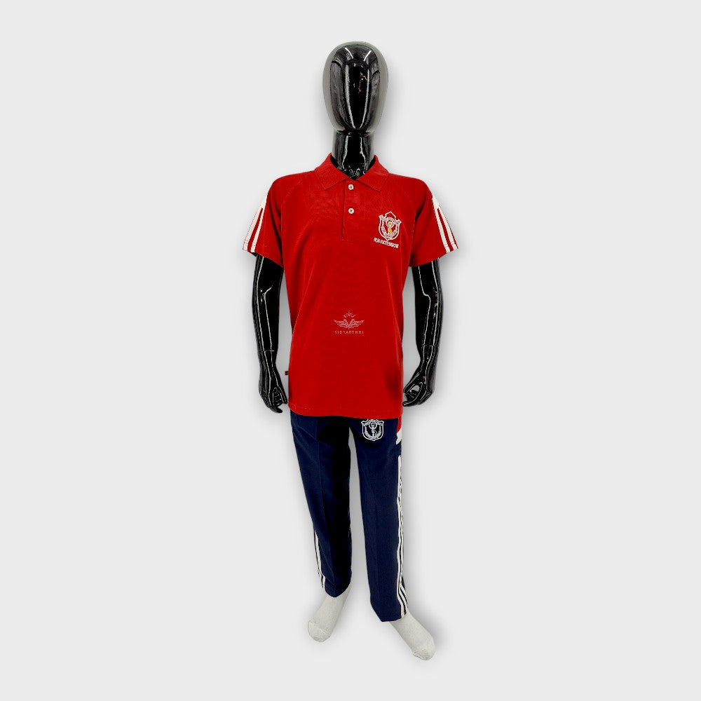 SPORTS T-SHIRT H/S RED (RAVI) DPS RNE DRY FIT MICRO