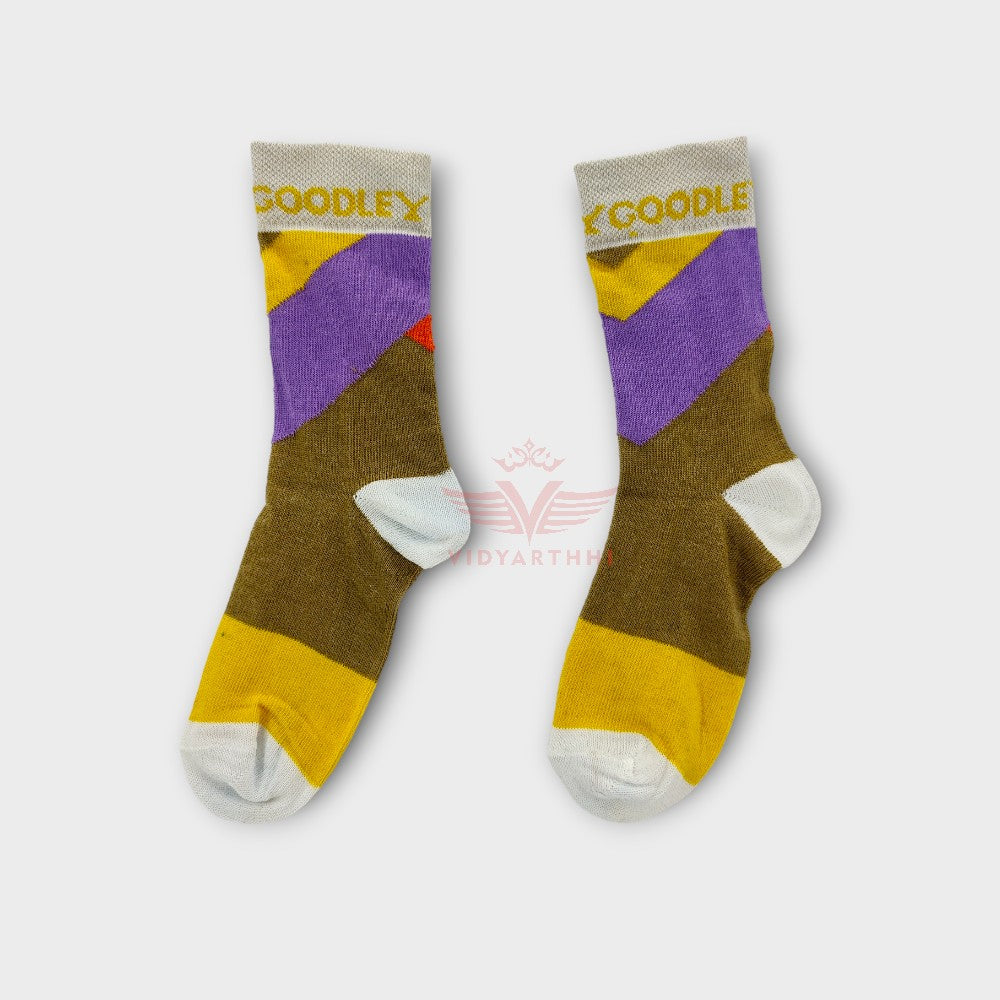 SOCKS JR MOVE/YELLOW/WHT GPS  COTTON LYCRA