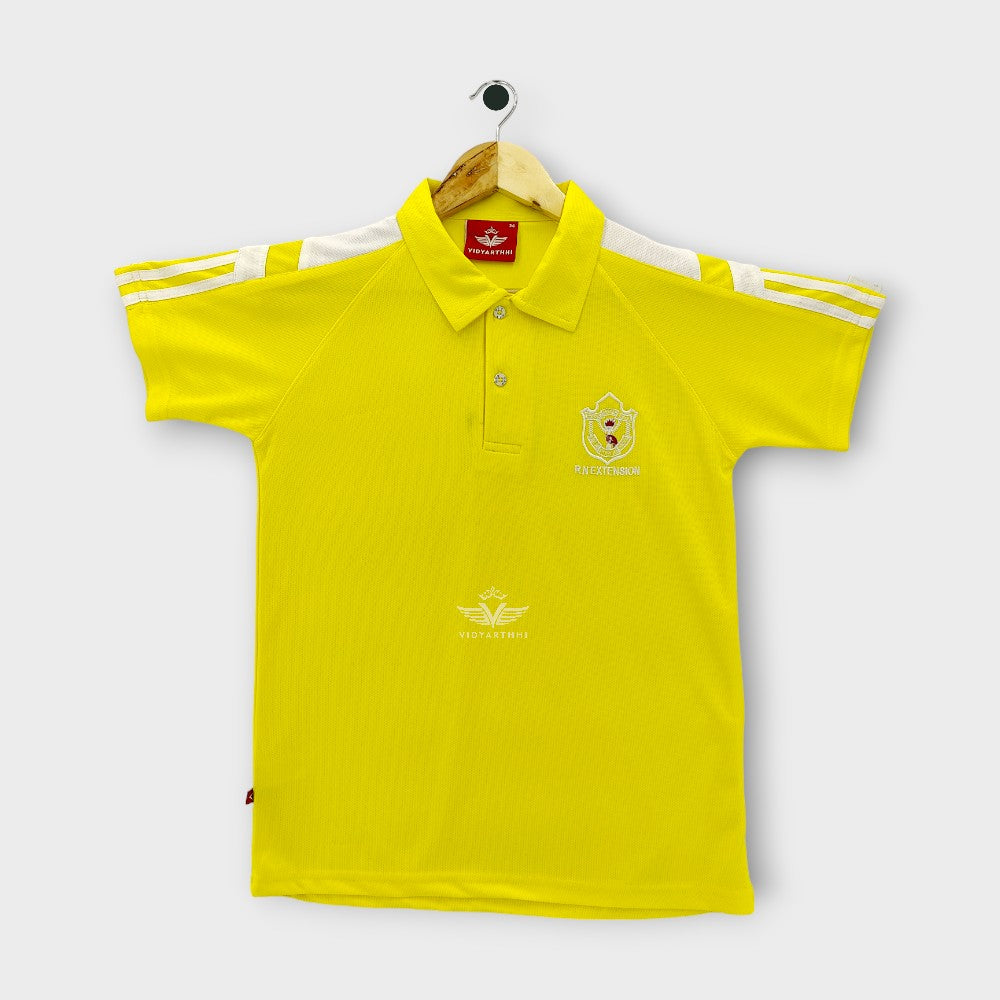 SPORTS T-SHIRT H/S YELLOW (CHENAB) DPS RNE DRY FIT MICRO