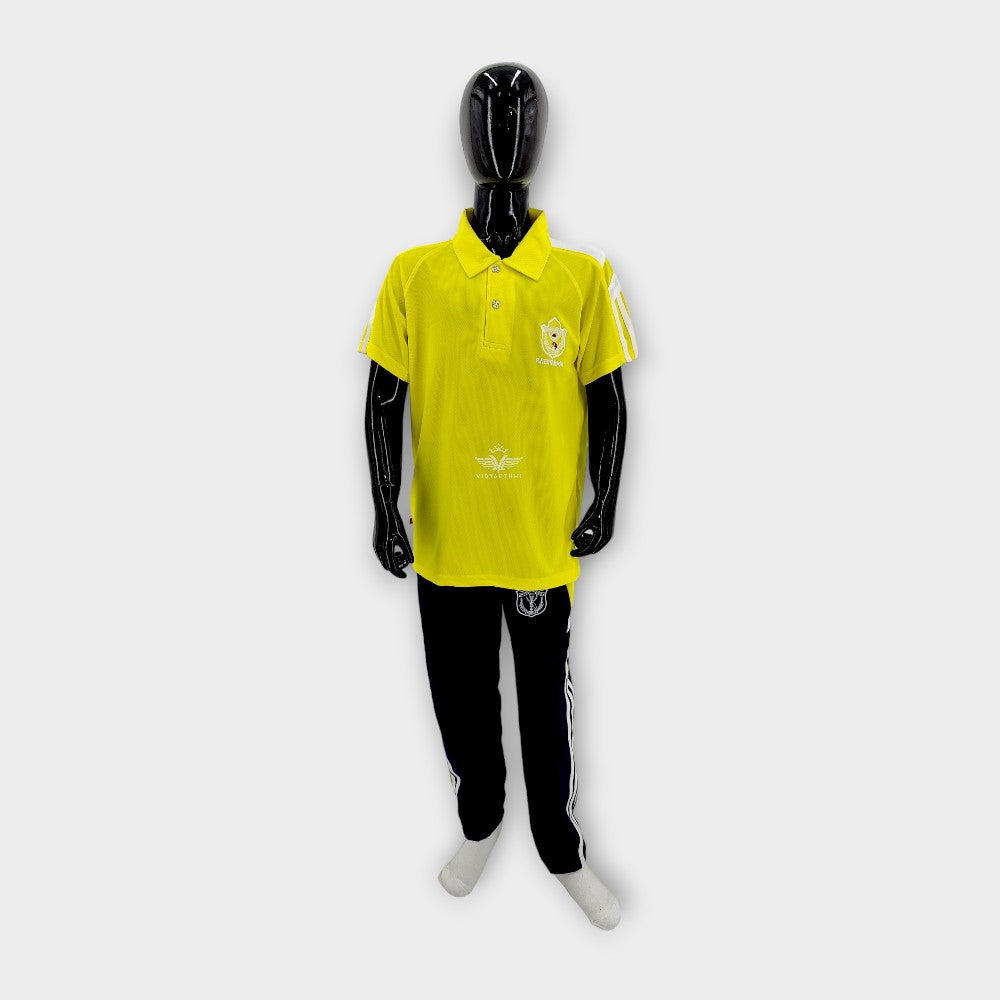 SPORTS T-SHIRT H/S YELLOW (CHENAB) DPS RNE DRY FIT MICRO